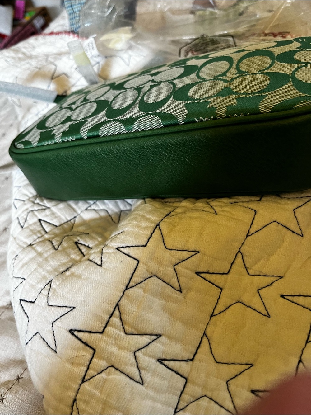 Coach X Braindead Green Plaza Bag. - Picture 8 of 16